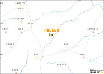 map of Puleba