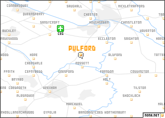 map of Pulford