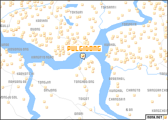 map of Pulgi-dong