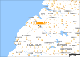 map of Pulgŭn-dong