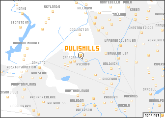 map of Pulis Mills