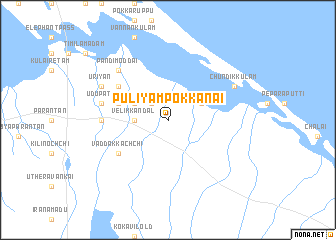 map of Puliyampokkanai