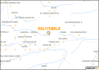 map of Pūlī-ye Bālā