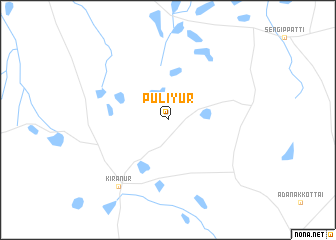 map of Puliyūr