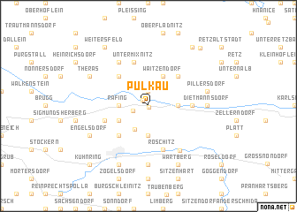 map of Pulkau