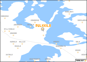 map of Pulkkila