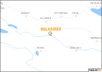 map of Pulkkinen