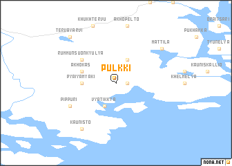 map of Pulkki