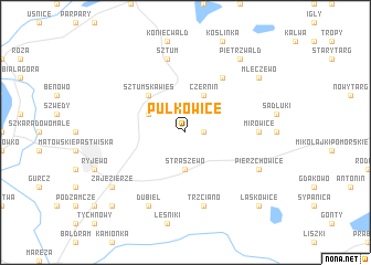 map of Pułkowice