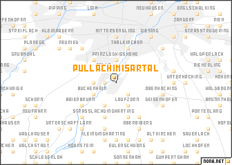 map of Pullach im Isartal