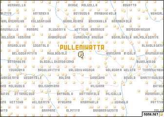 map of Pulleniwatta