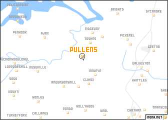 map of Pullens