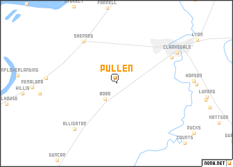 map of Pullen