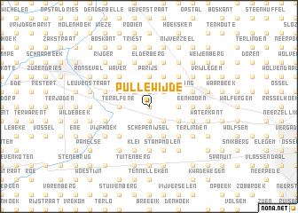 map of Pullewijde