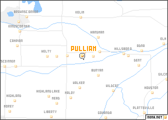 map of Pulliam