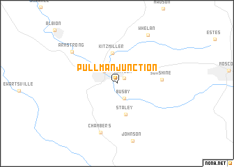 map of Pullman Junction