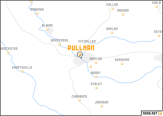 map of Pullman