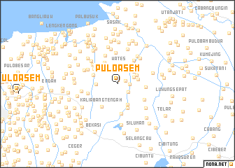 map of Puloasem