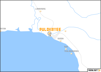 map of Pulo Kayee