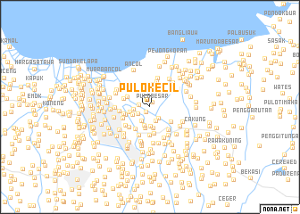 map of Pulo-kecil