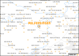 map of Pulverdingen