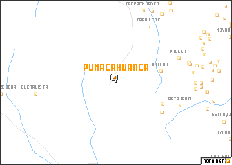 map of Pumacahuanca