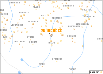 map of Pumachaca