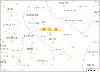 map of Pumachuco