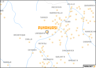 map of Pumahuasi