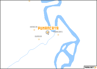 map of Pumancaya