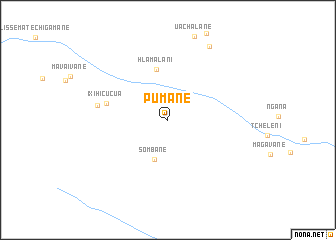 map of Pumane