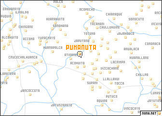 map of Pumanuta