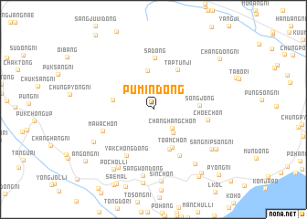 map of Pumin-dong