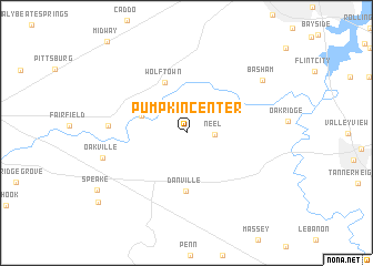 map of Pumpkin Center