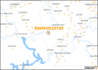 map of Pumpkin Center