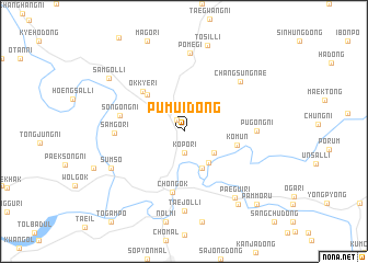 map of Pumui-dong