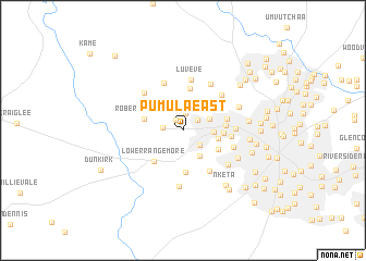 map of Pumula East