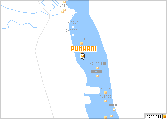 map of Pumwani