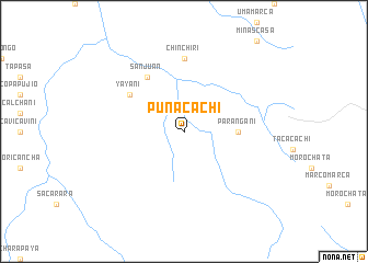 map of Puna Cachi
