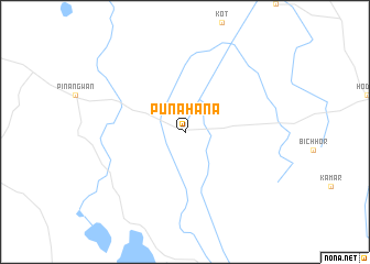 map of Punāhāna