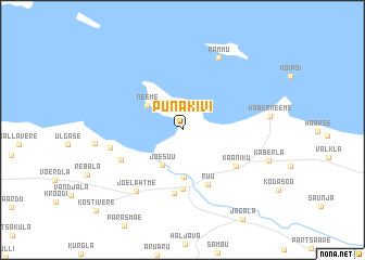 map of Punakivi