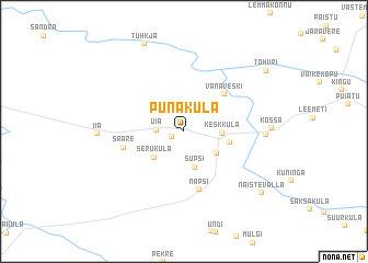 map of Punaküla