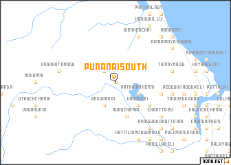 map of Punanai South