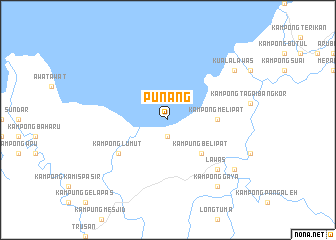 map of Punang