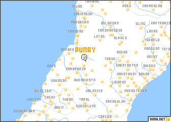 map of Punay