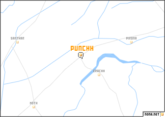 map of Pūnchh