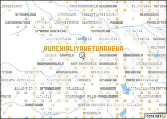 map of Punchialiyawetunawewa