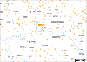 map of Pūnch