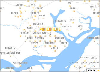 map of Punconche