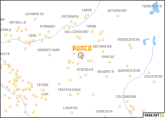 map of Punco